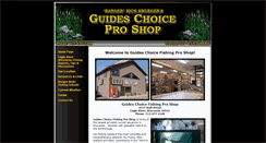 Desktop Screenshot of guideschoiceproshop.com
